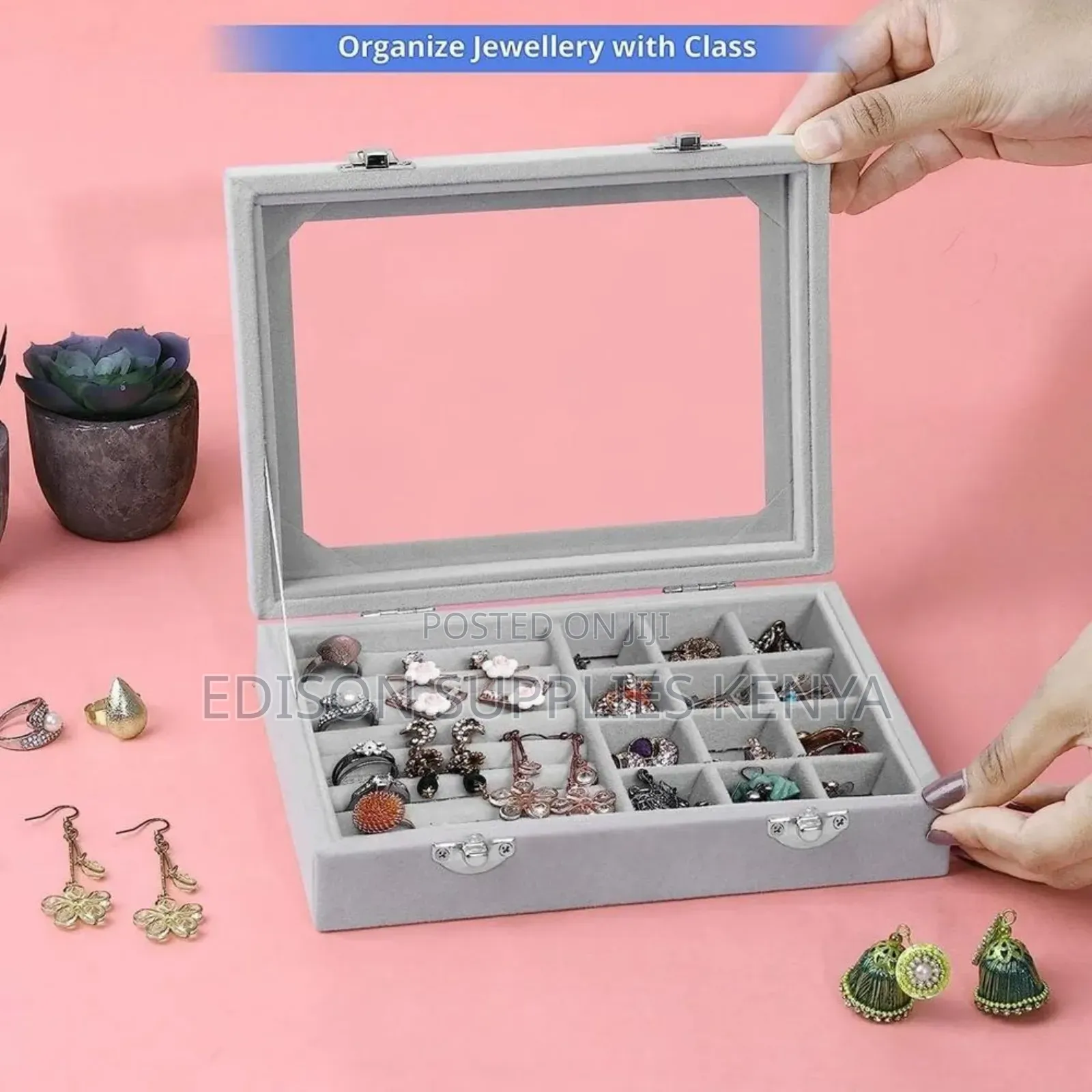 Gift Jewellery Storage Box Earrings Store Ring Jewelry Giftbox