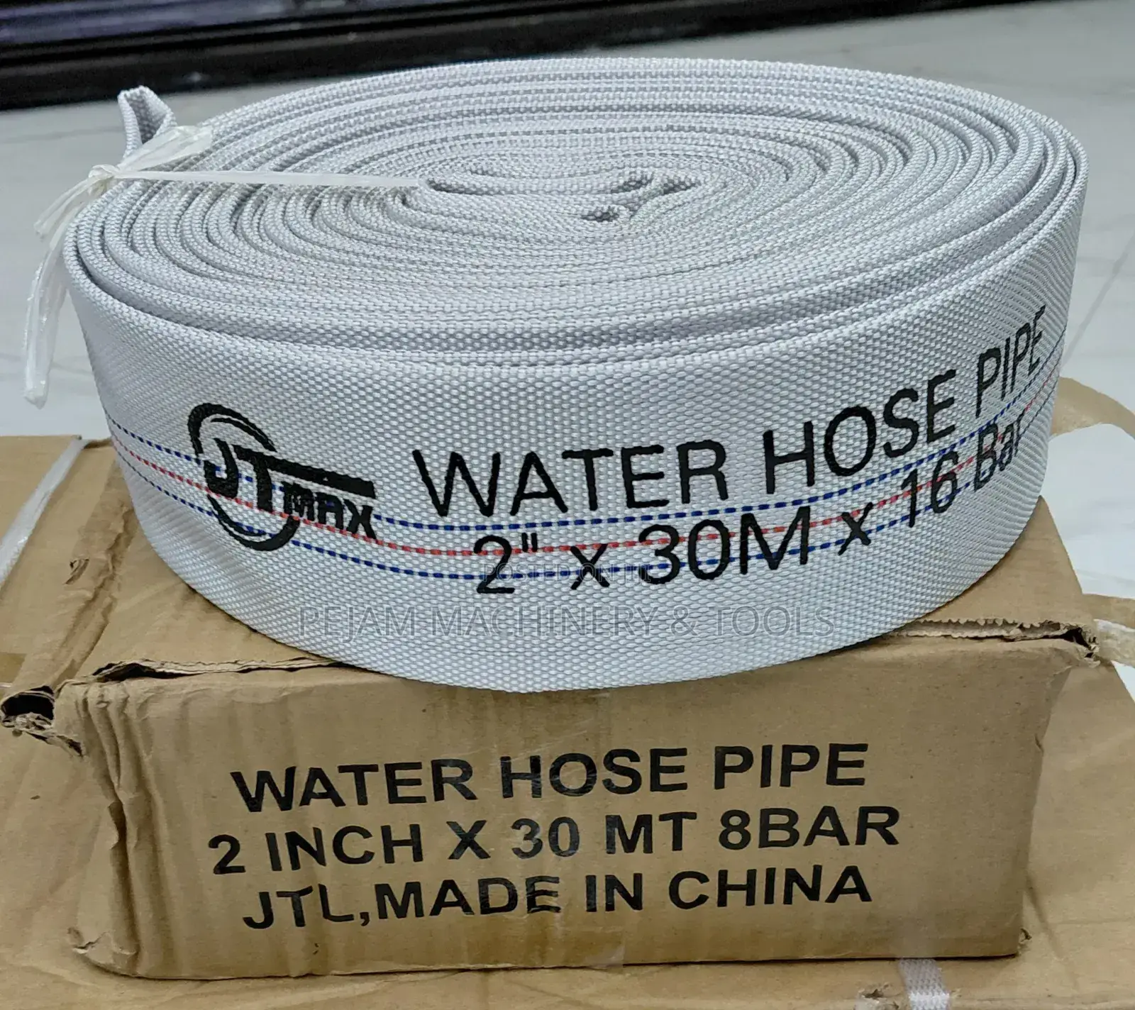 Water Hose Canvas Delivery Pipe 2" by 30m 16bar
