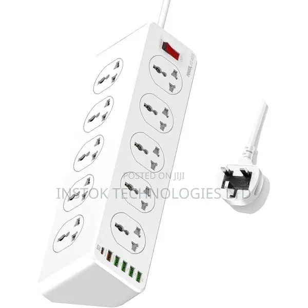 Ldnio 10 Outlet Power Strip Extension Cable 2500w