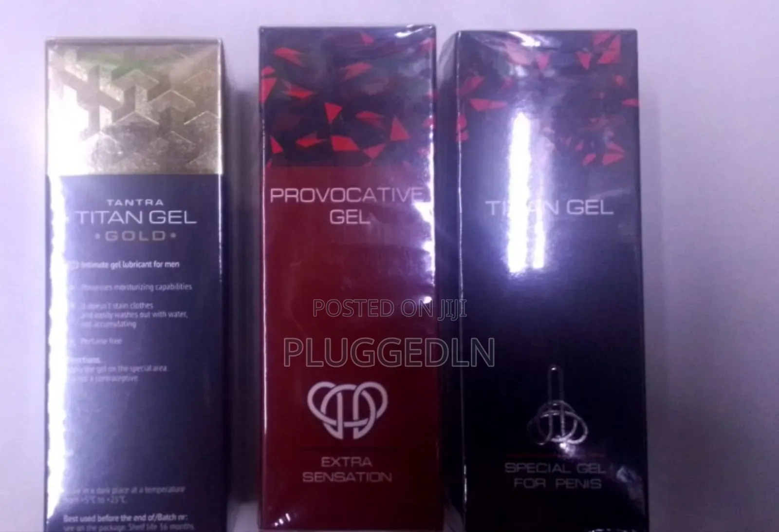 Tantra Titan Gel Gold for Men.