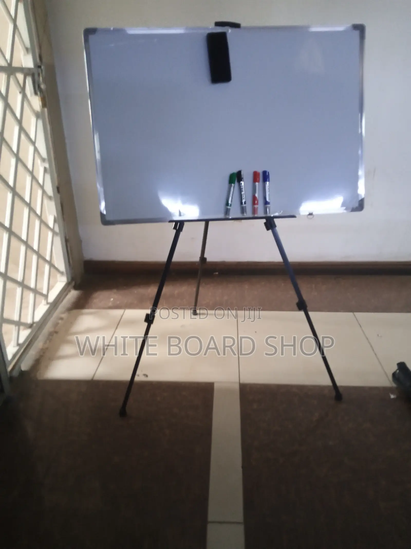 Free Standing A1 Tuition Board + 4 Markers +Eraser