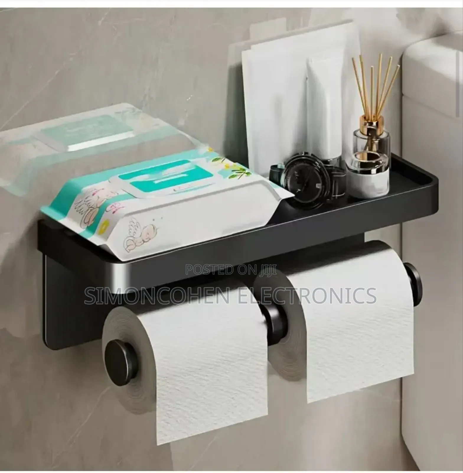Double Roll Wall-mounted Tissue Holder