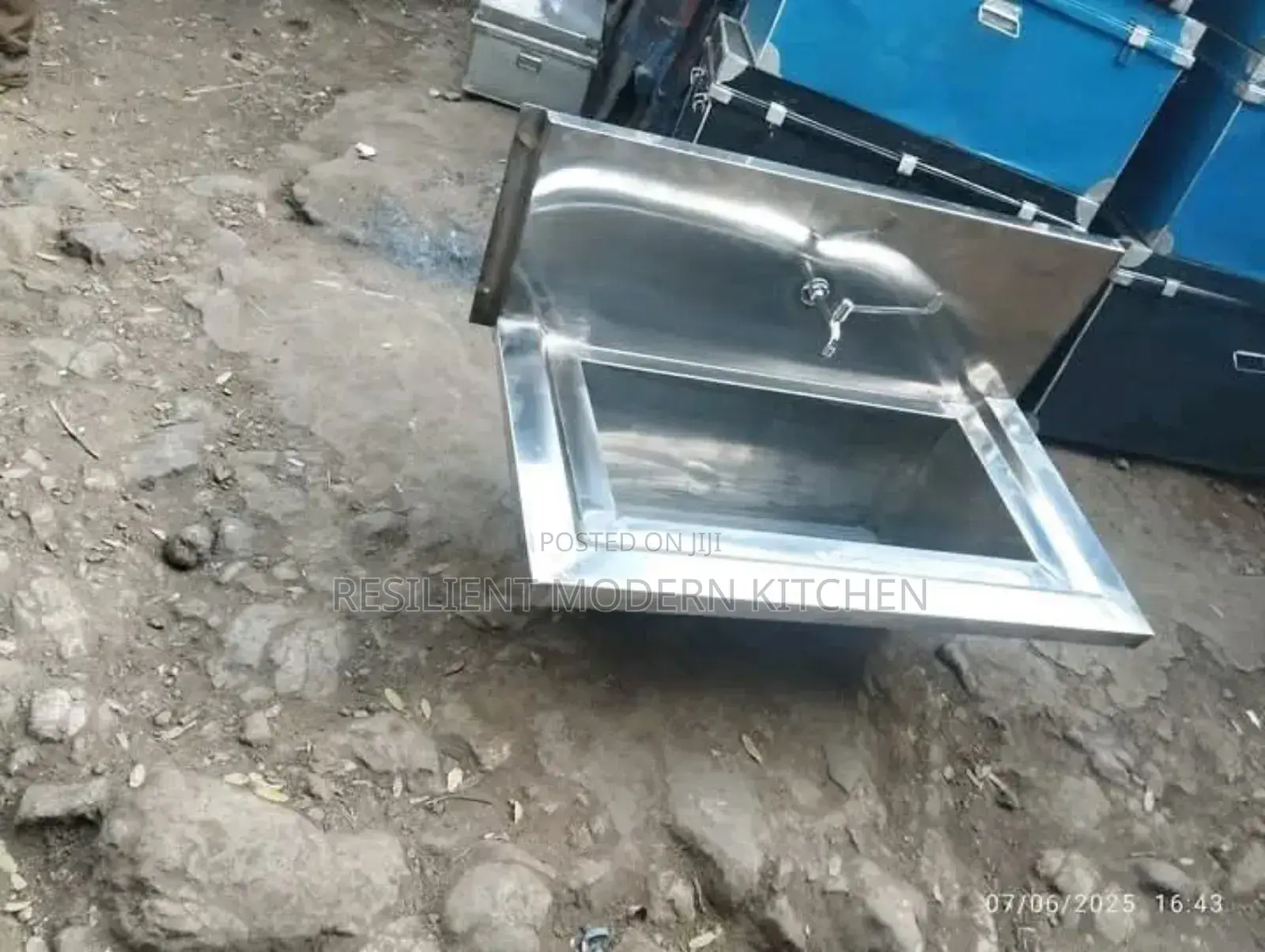Heavy Gauge Stainless Steel Scrub Sink