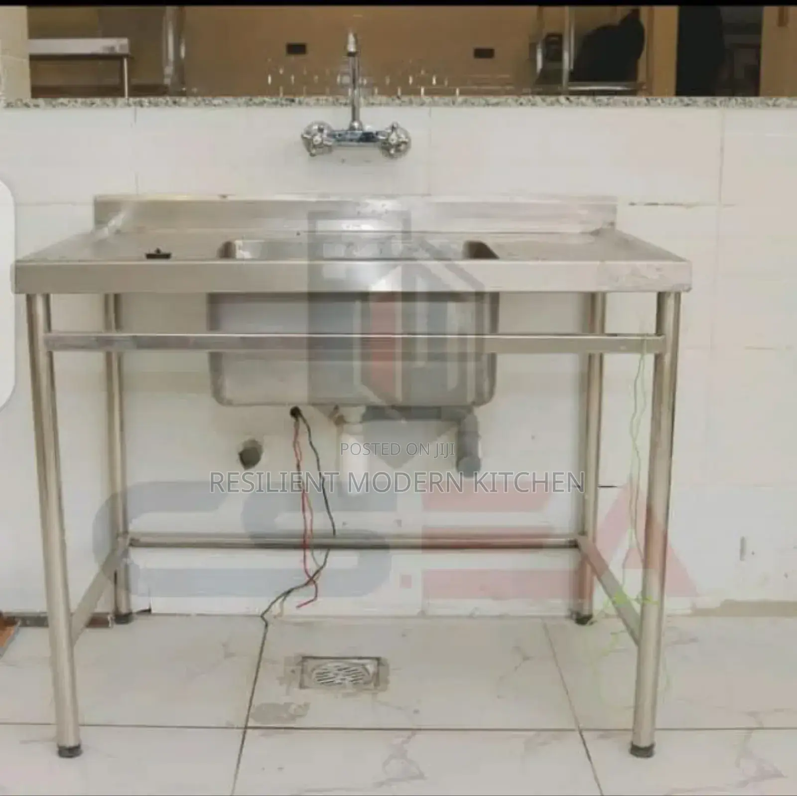 Heavy Duty Stainless Steel Single Bowl Sink