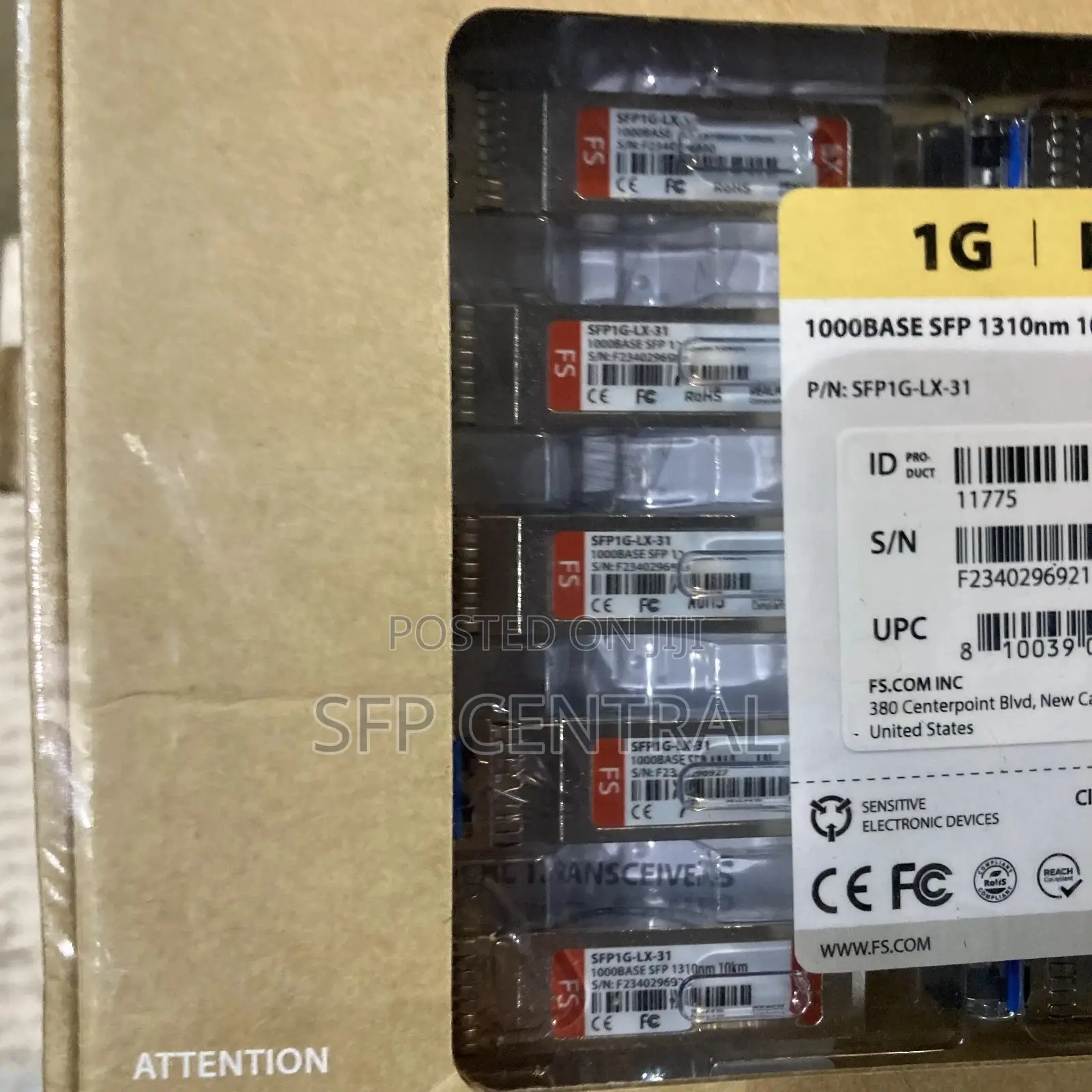 Fs Sfp1g-Lx-31 1000/Base Sf 1310nm 10km Transceiver Modules