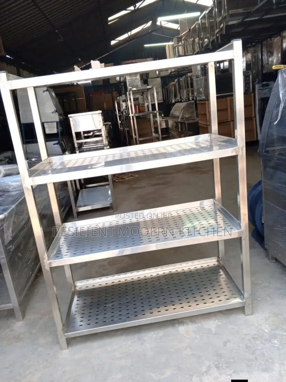 Heavy Gauge Stainless Steel Perforated Kitchen Rack