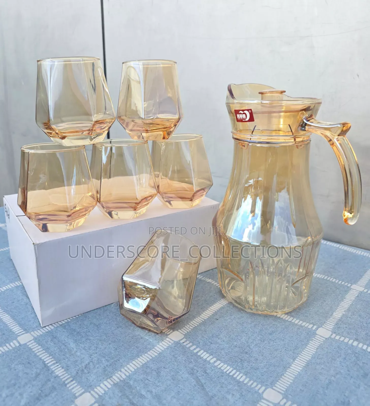 *7pcs Gold Water Set*