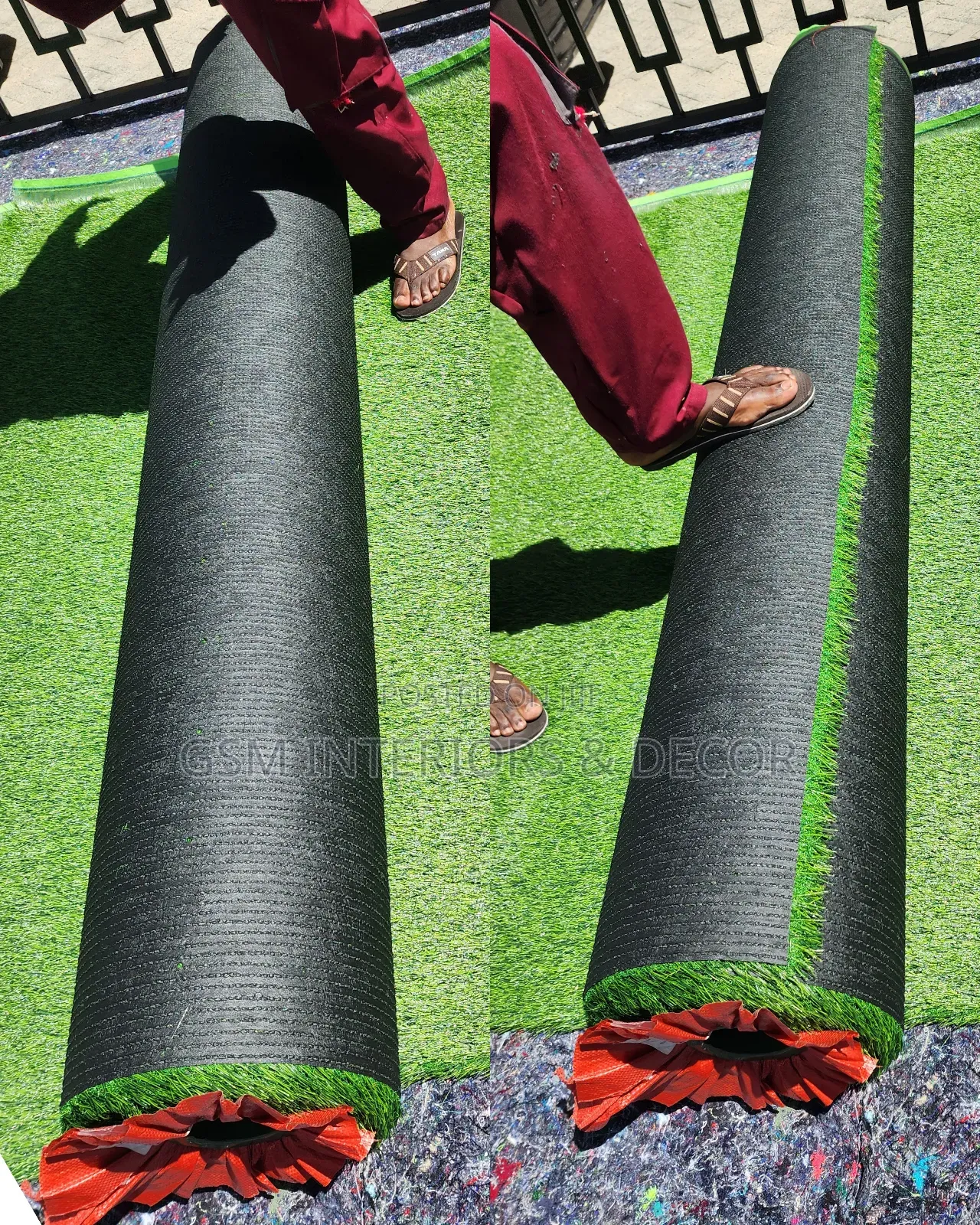 High Tech Artificial Green Grass Carpets 2mw