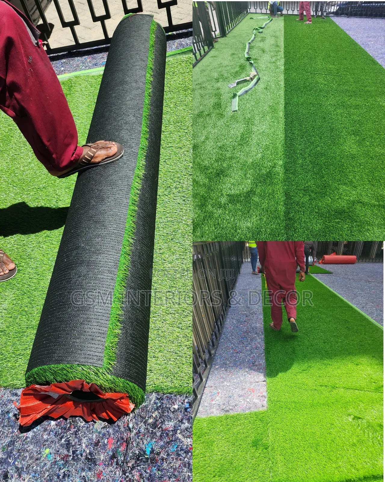 Green Grass Carpets in Sham Shades