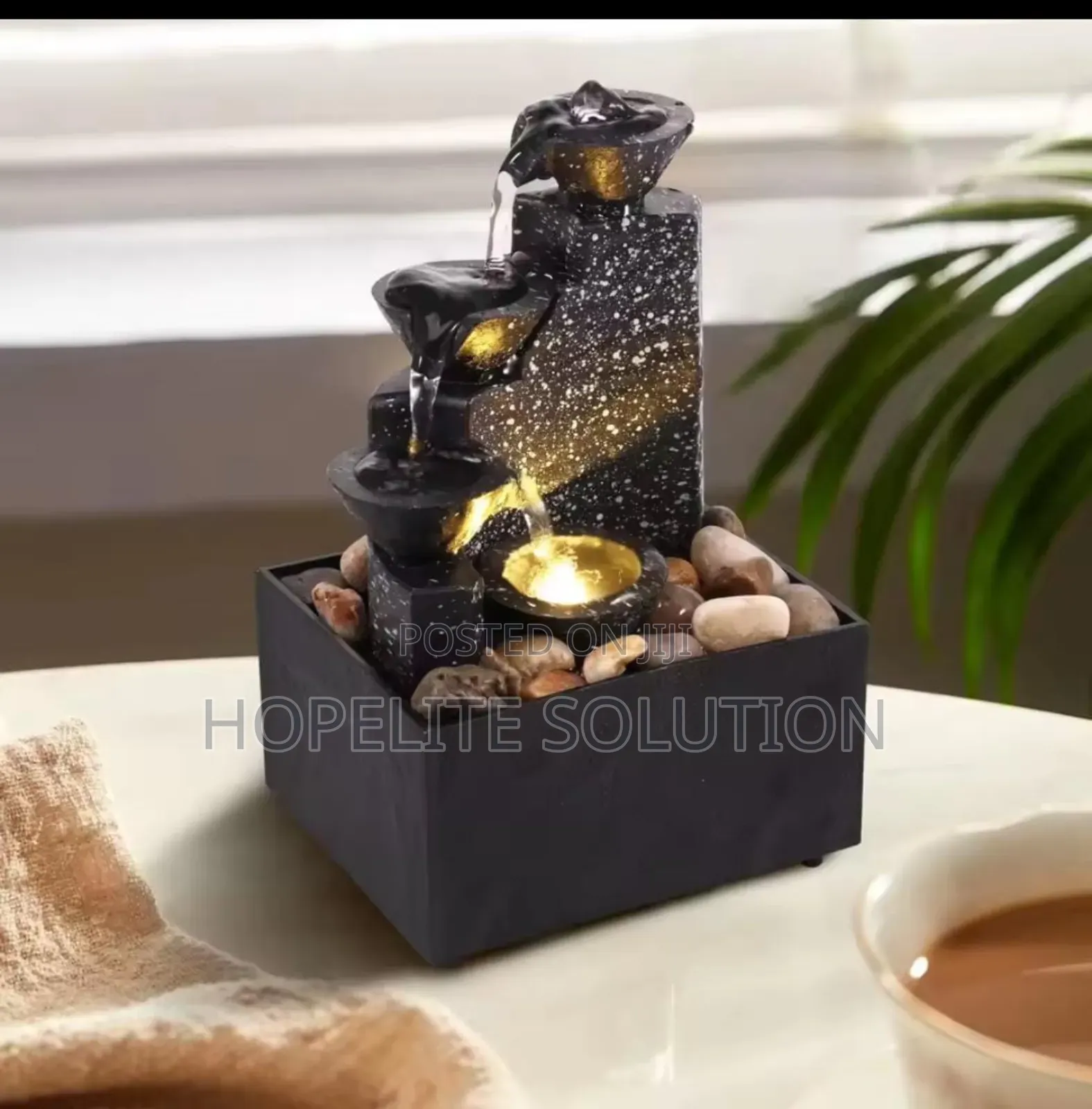 Tabletop Water Fountain Ornament Decoration