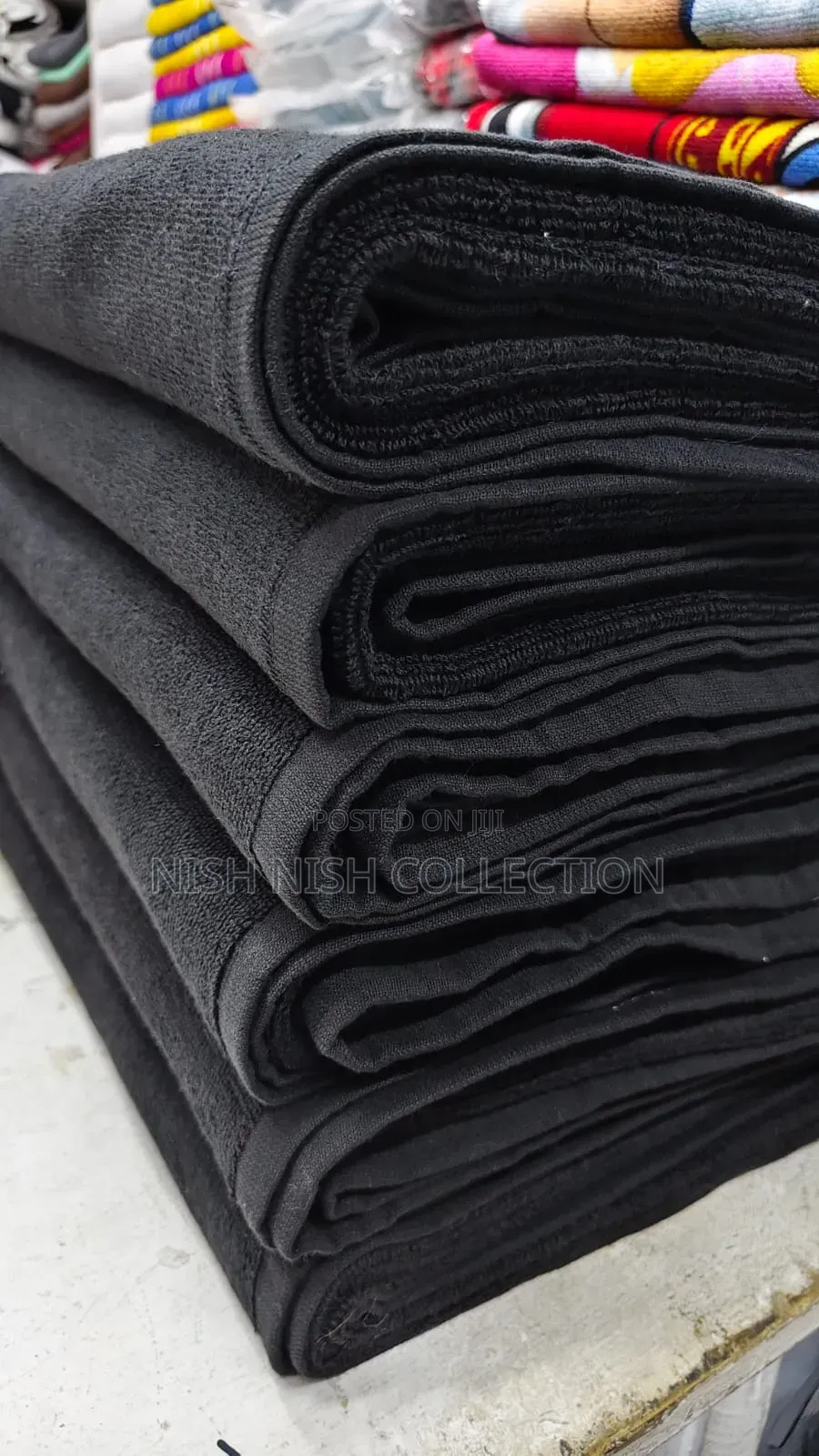 *Cotton Large Black Towels* 
100cm by 150cm