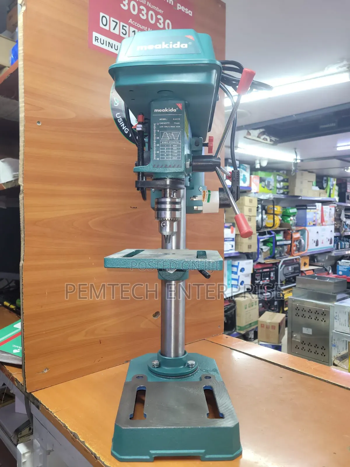 Meakida-Branded Drill Press 13mm