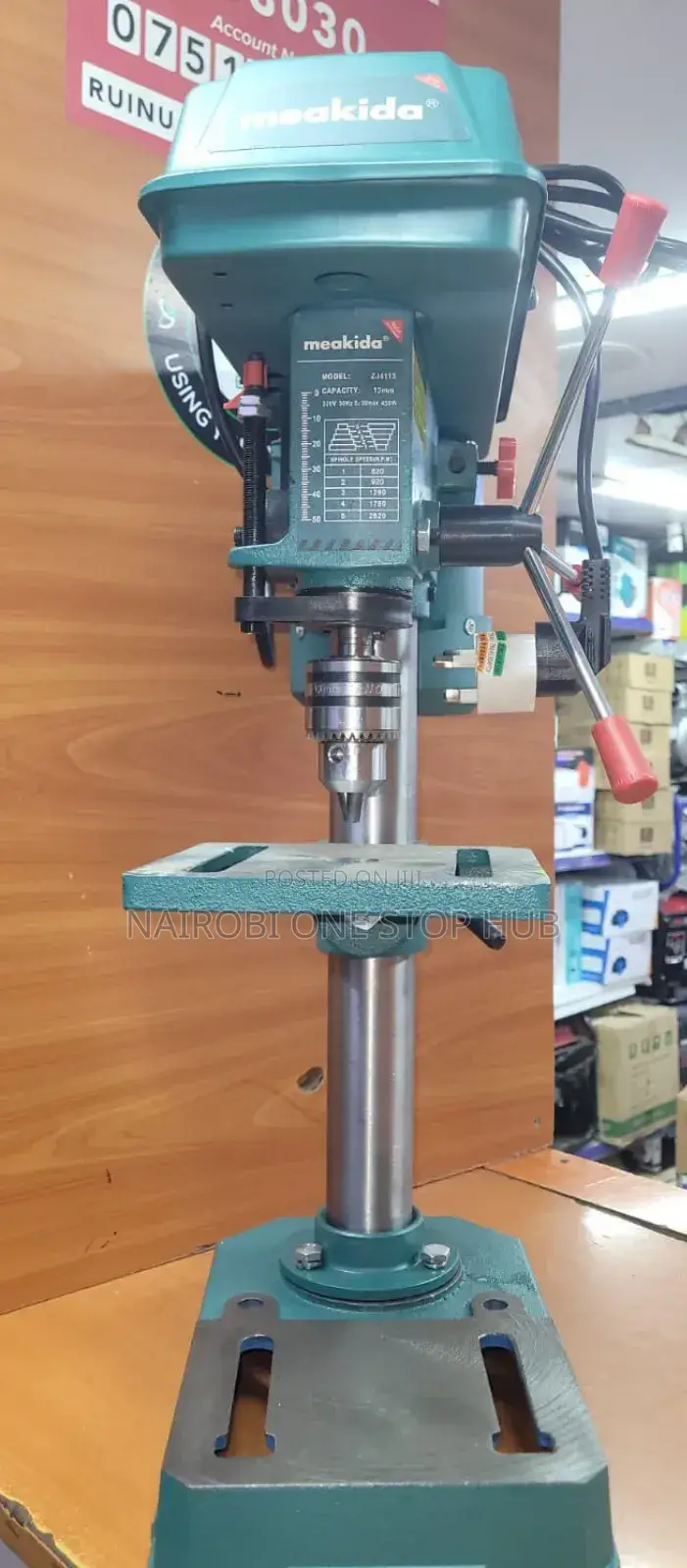Meakida Zj4113 Bench Drill Press.