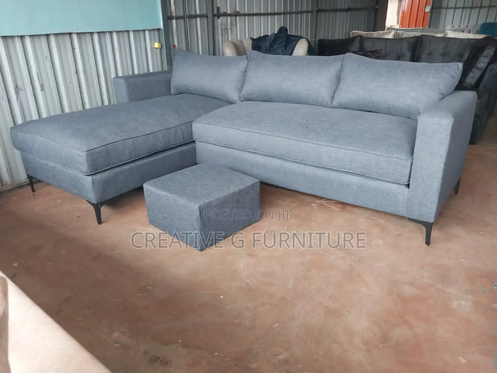 Luminous 6 Seater L Sofa Set