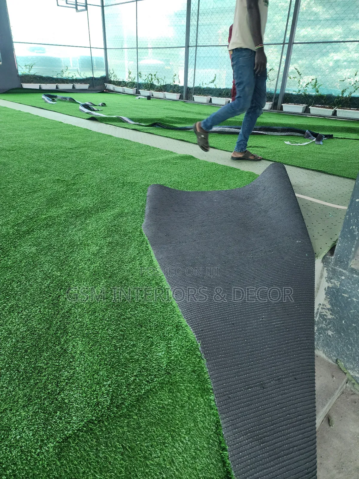 Gym Flooring Grass Carpets 25mm