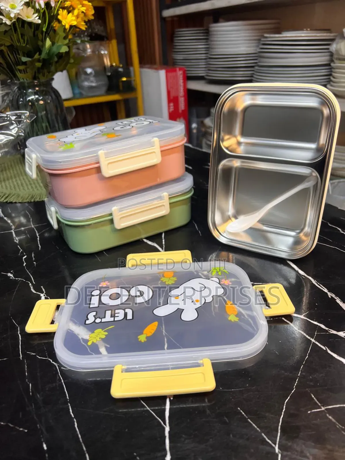 Partitioned Kids Lunch Box