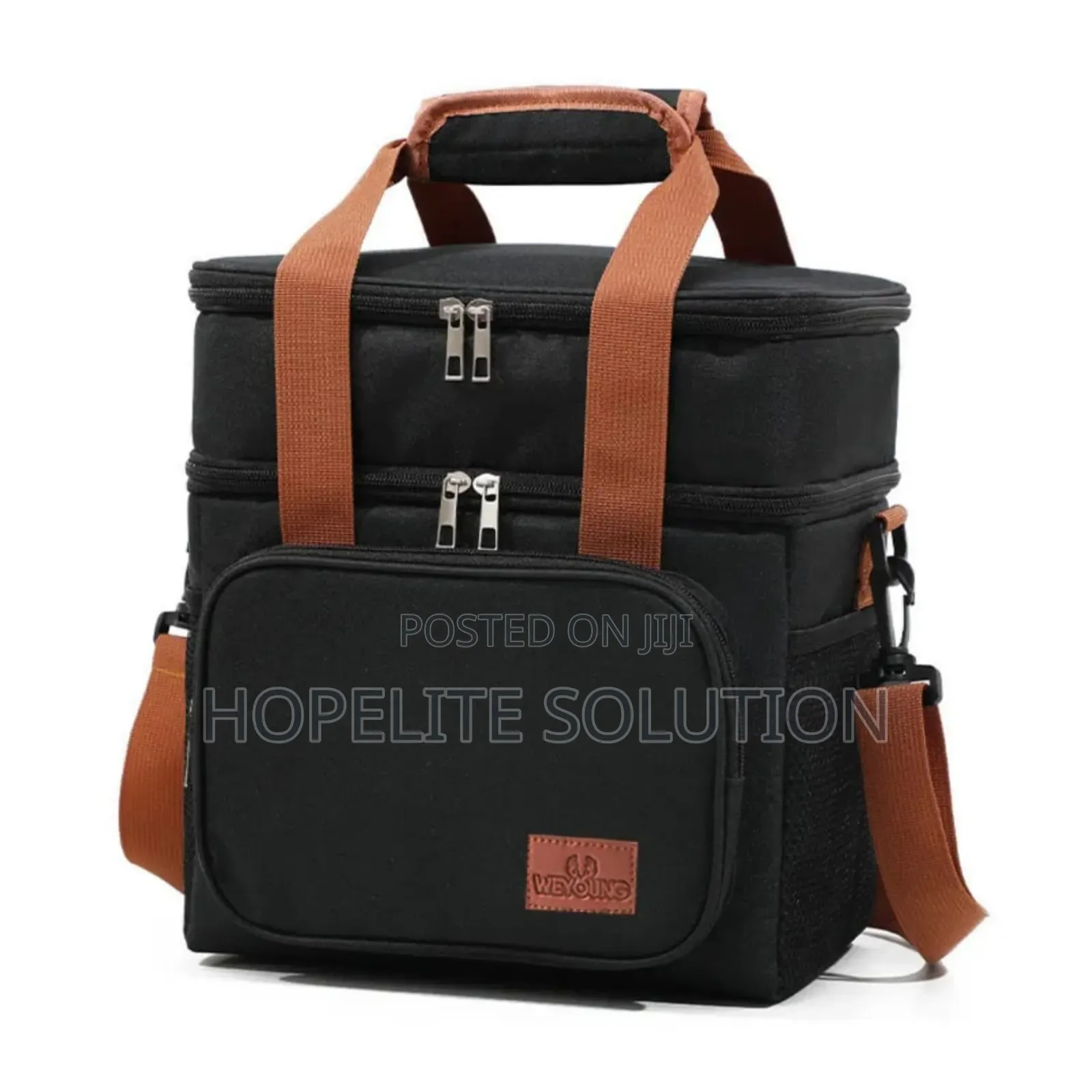 Double Compartment Thermal Insulated Lunch Bag