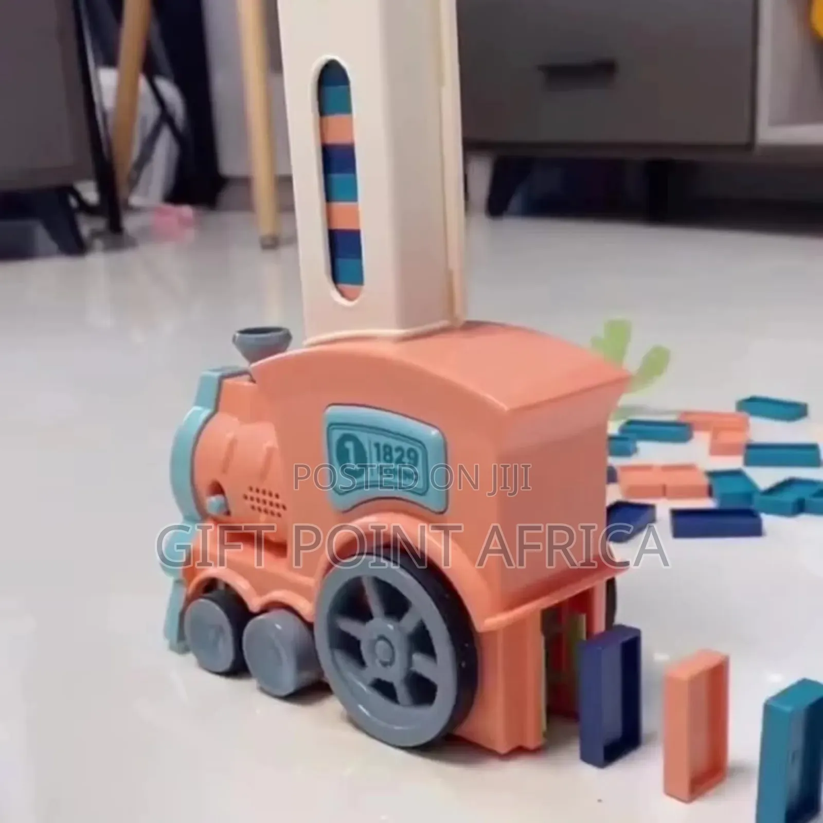 Battery Operated Dominos Train For Kids