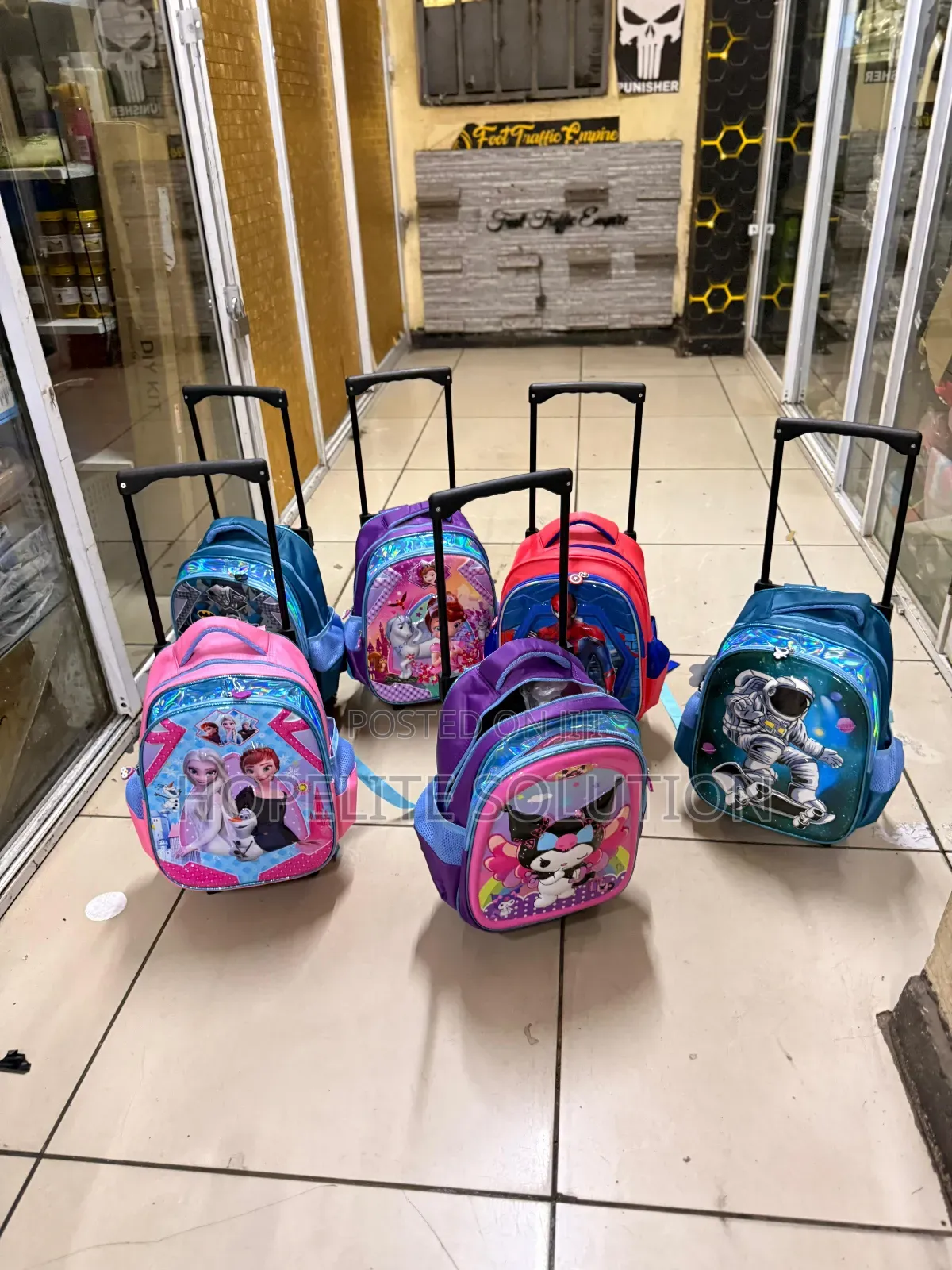 Kids Trolley Backpack Bag