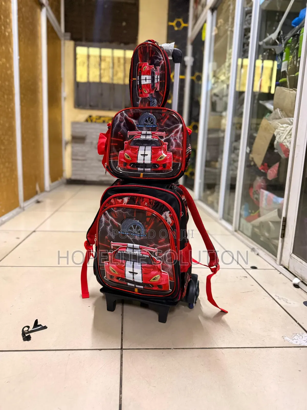 Back to School 3 in 1 Trolley Bag