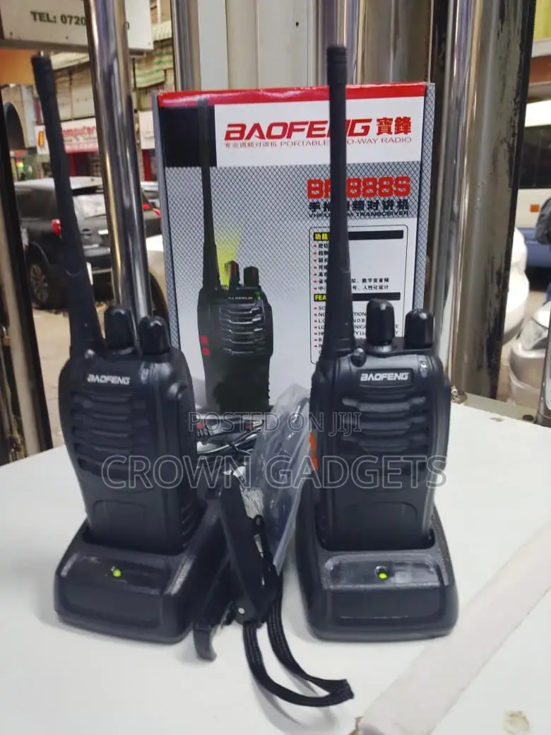 Baofeng Bf-888s Rechargeable Walkie Talkies With Flashlight