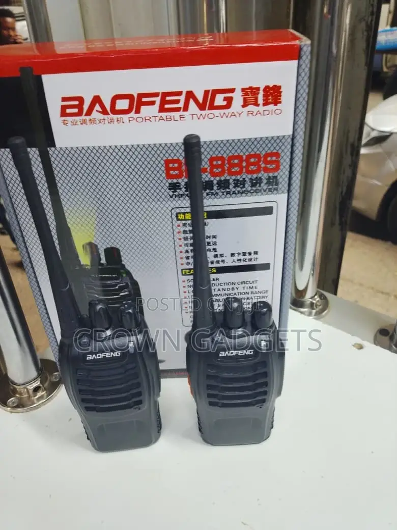 Baofeng Bf-888s Rechargeable Walkie Talkies With Flashlight
