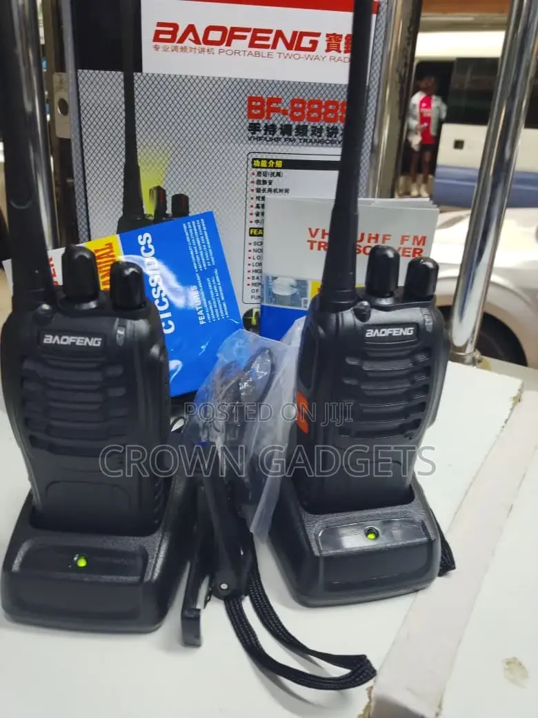 Baofeng Bf-888s Portable Walkie Talkie 1500mah Long Battery