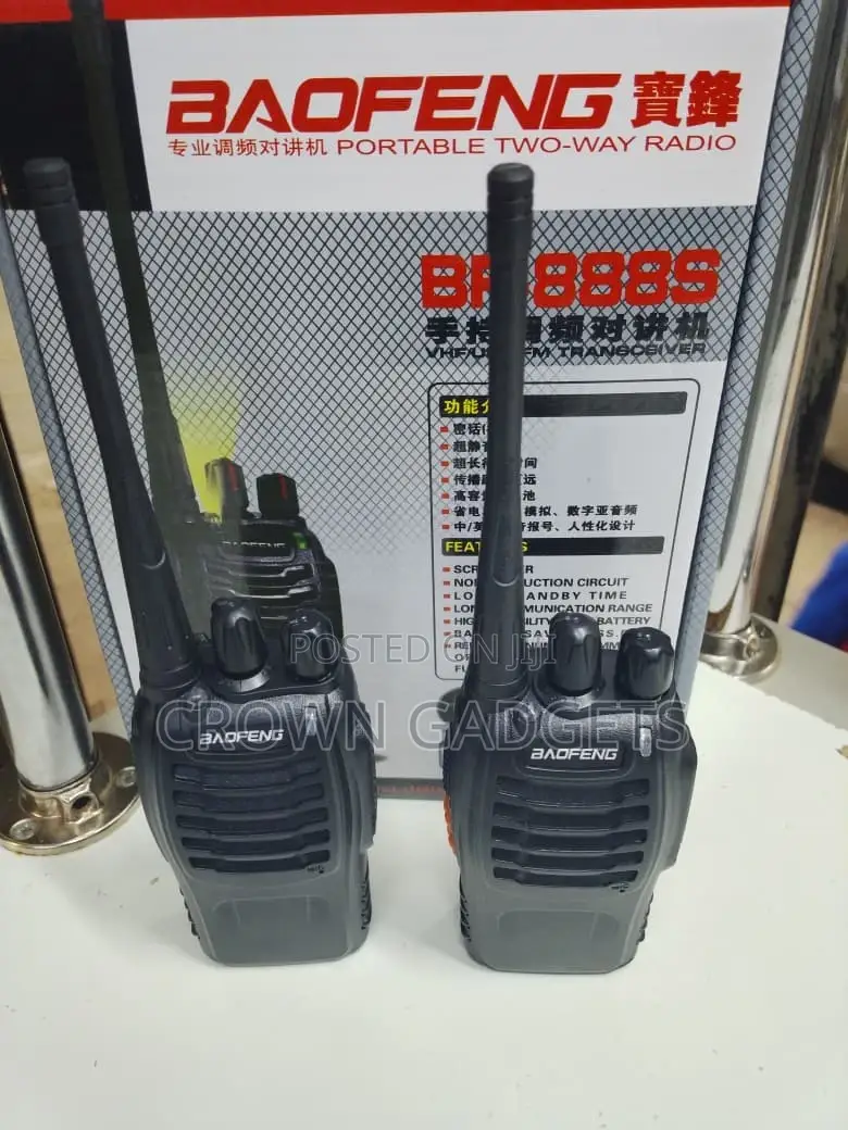 Baofeng Bf-888s Portable Walkie Talkie 1500mah Long Battery