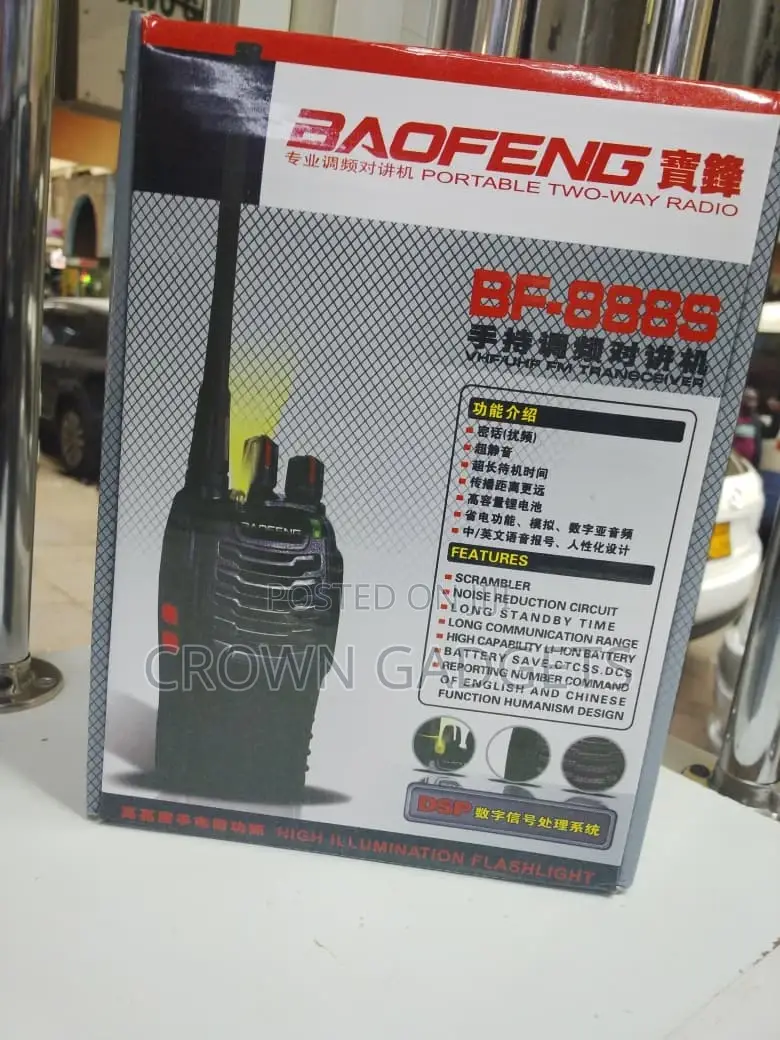 Baofeng Bf-888s Professional Two-Way Radio With Earpieces