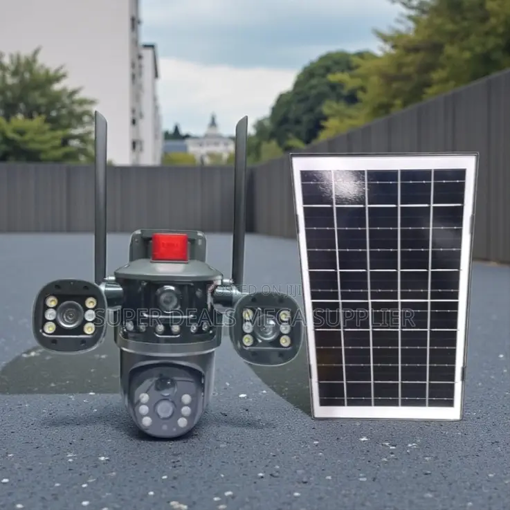 Cloud Storage Back Up Multiple Lens 4g PTZ Outdoor Solar Camera
