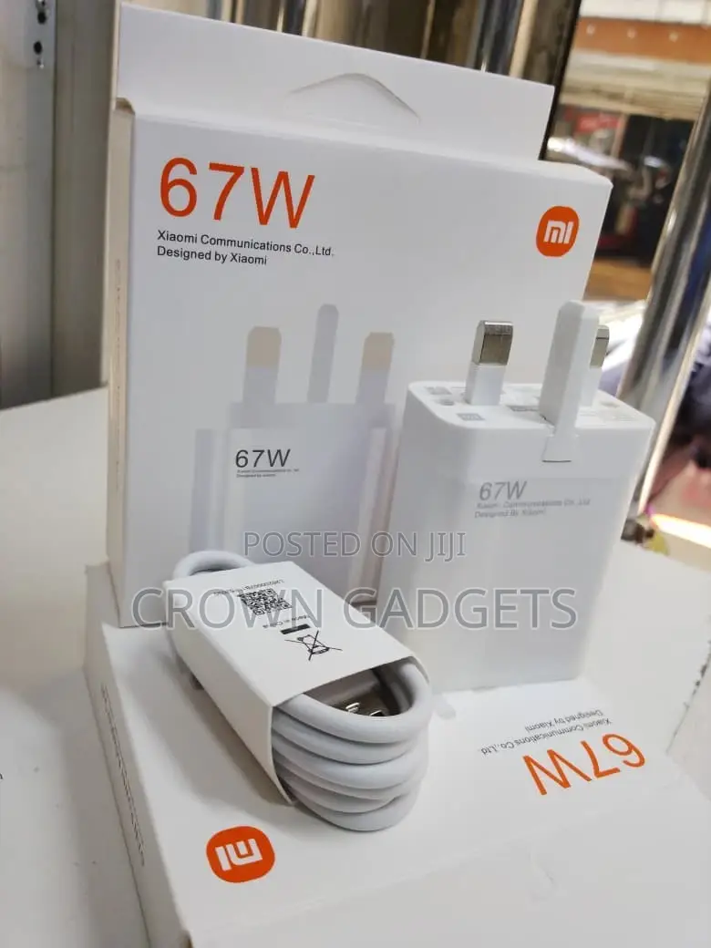 Xiaomi 67w Power Adapter Kit | Fast Charge Type-C Cable