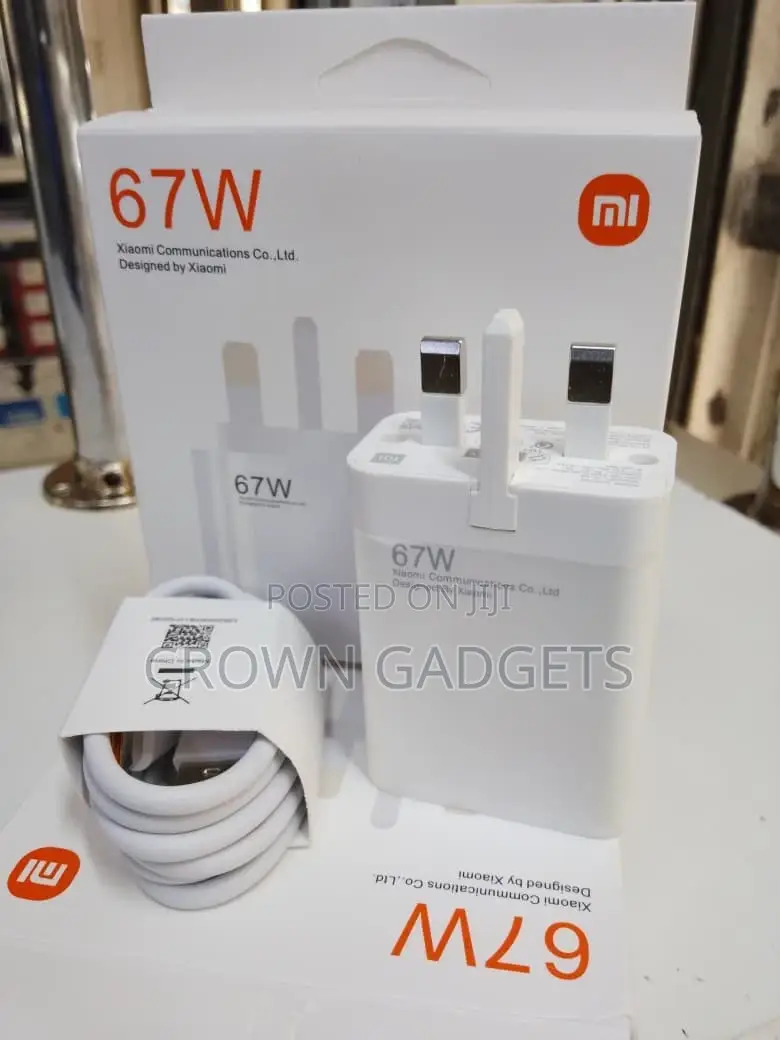 Xiaomi 67w Power Adapter Kit | Fast Charge Type-C Cable