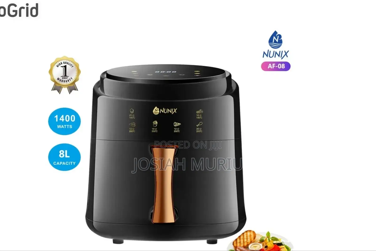 Brand New Nunix 8l Digital Air Fryer