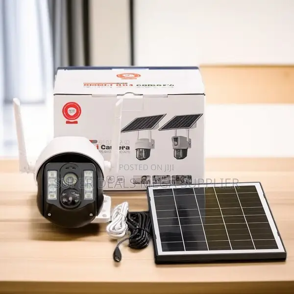 4g Solar Camera With Two-Way Audio and Ip66 Waterproof Housing