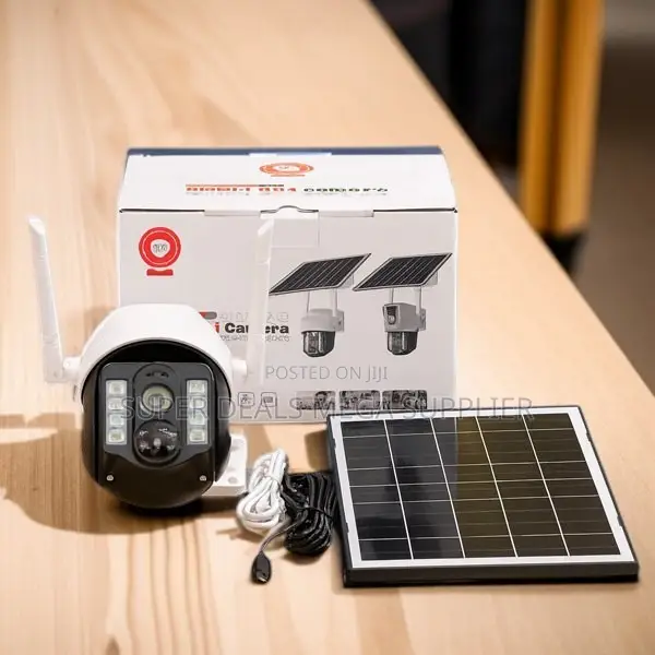 4g Solar Camera With Two- Way Audio and Built in Microphone Speaker