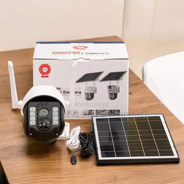 4g Solar Camera With Night Vision and Audio Recording Support