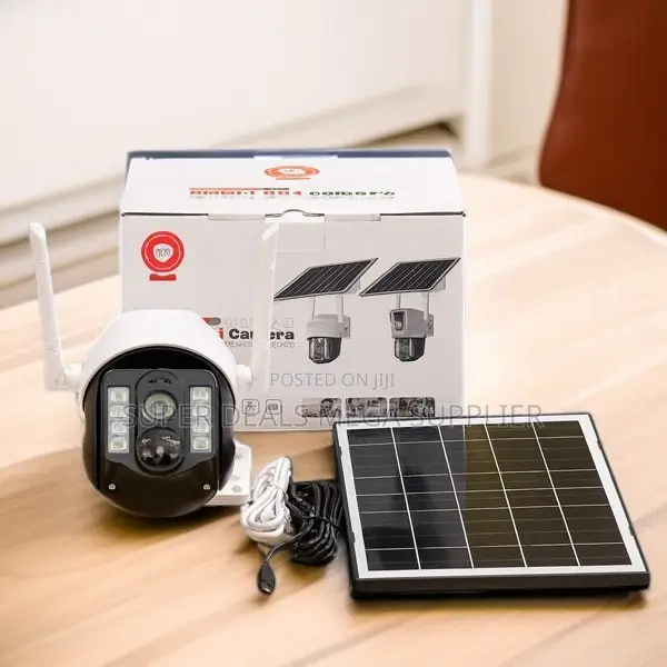 4g Solar Camera With 2way Audio Communication and Weatherproof Housing