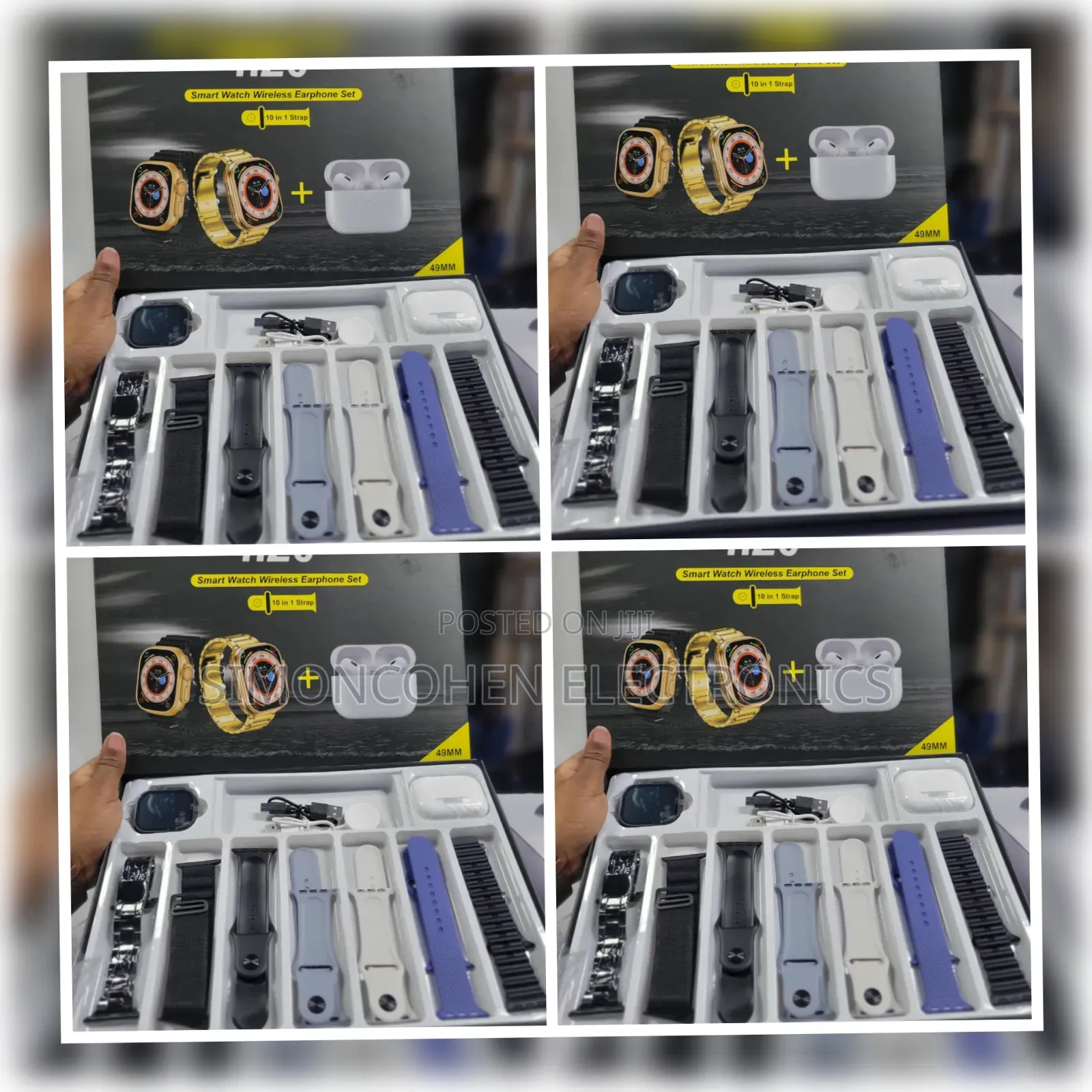 H20 Ultra Max Suit Smart Watch  10in1 Strap