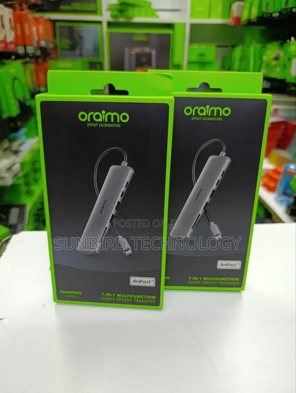 Oraimo 7 in 1 Multifunction Powertrans Ouh-511 5gbos Speedy Transfer