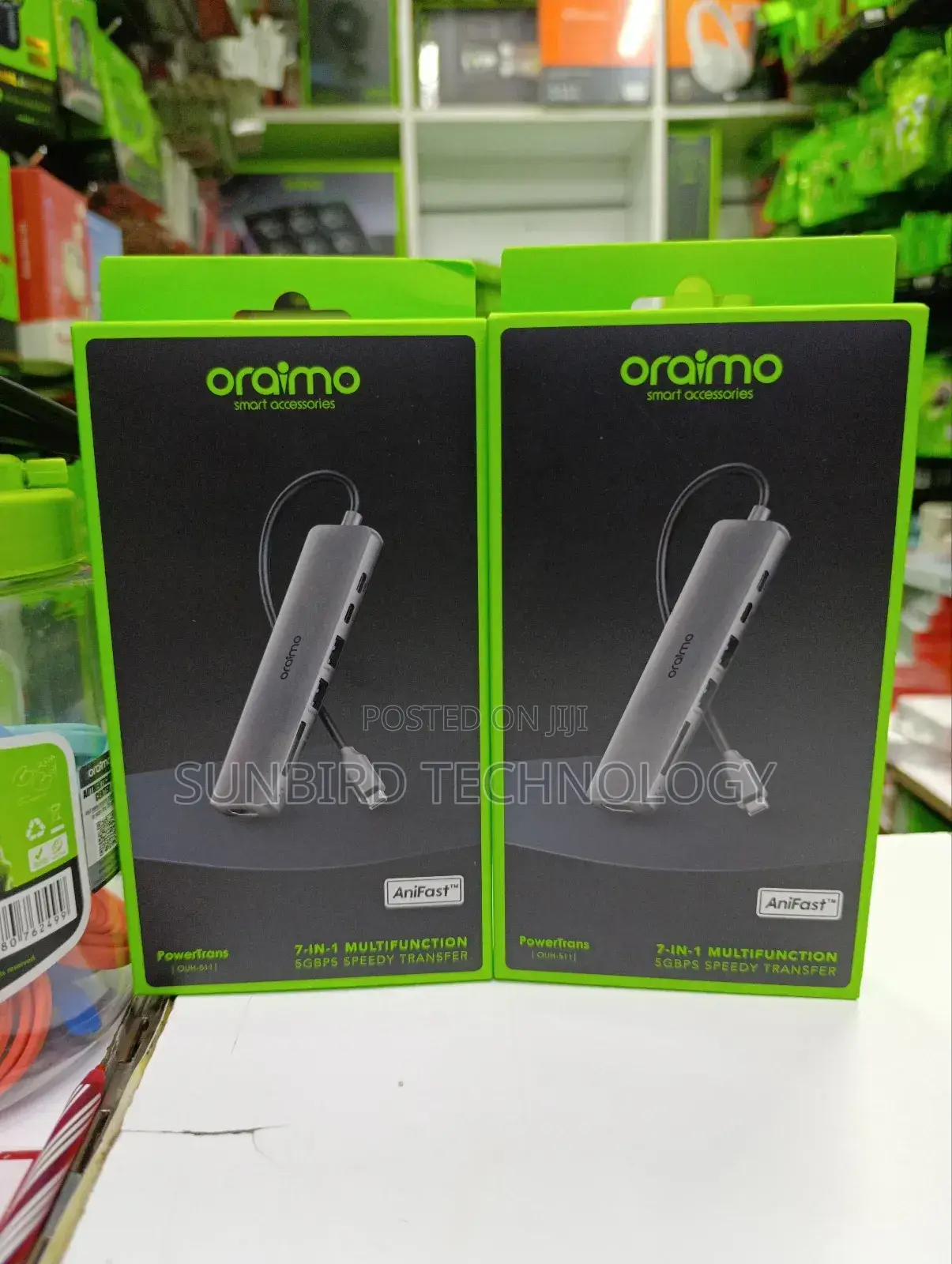 Oraimo 7 in 1 Multifunction Powertrans Ouh-511 5gbos Speedy Transfer