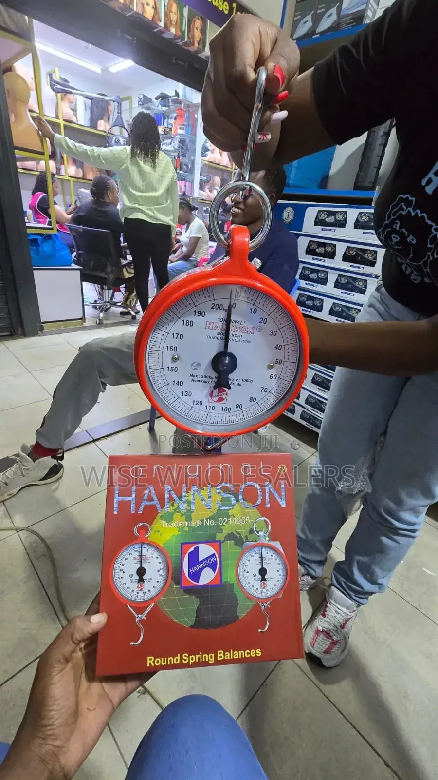 Hanson Round Spring Balance Scale,√