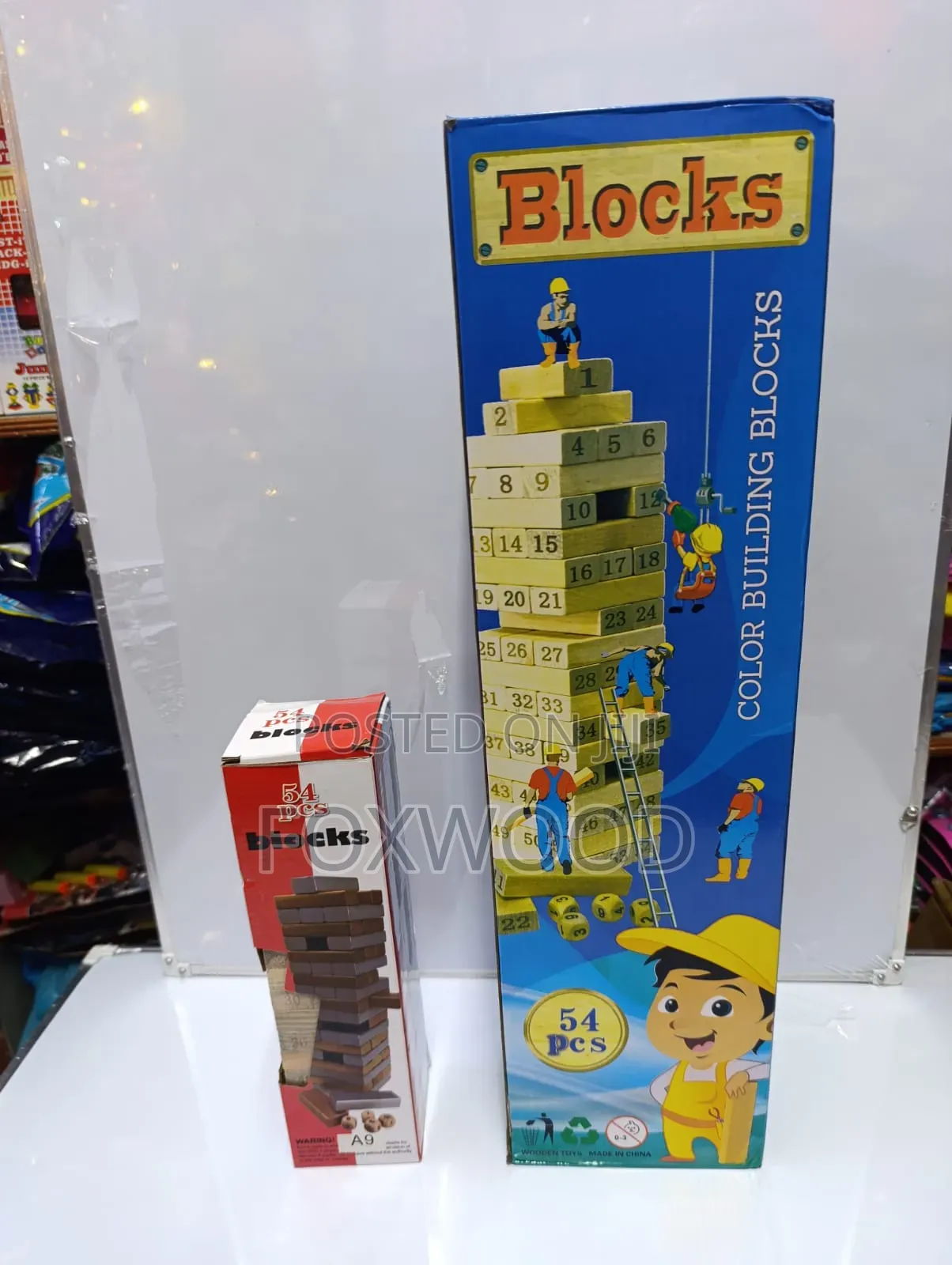 Huge Giant 54 Piece Mega Jenga Game.