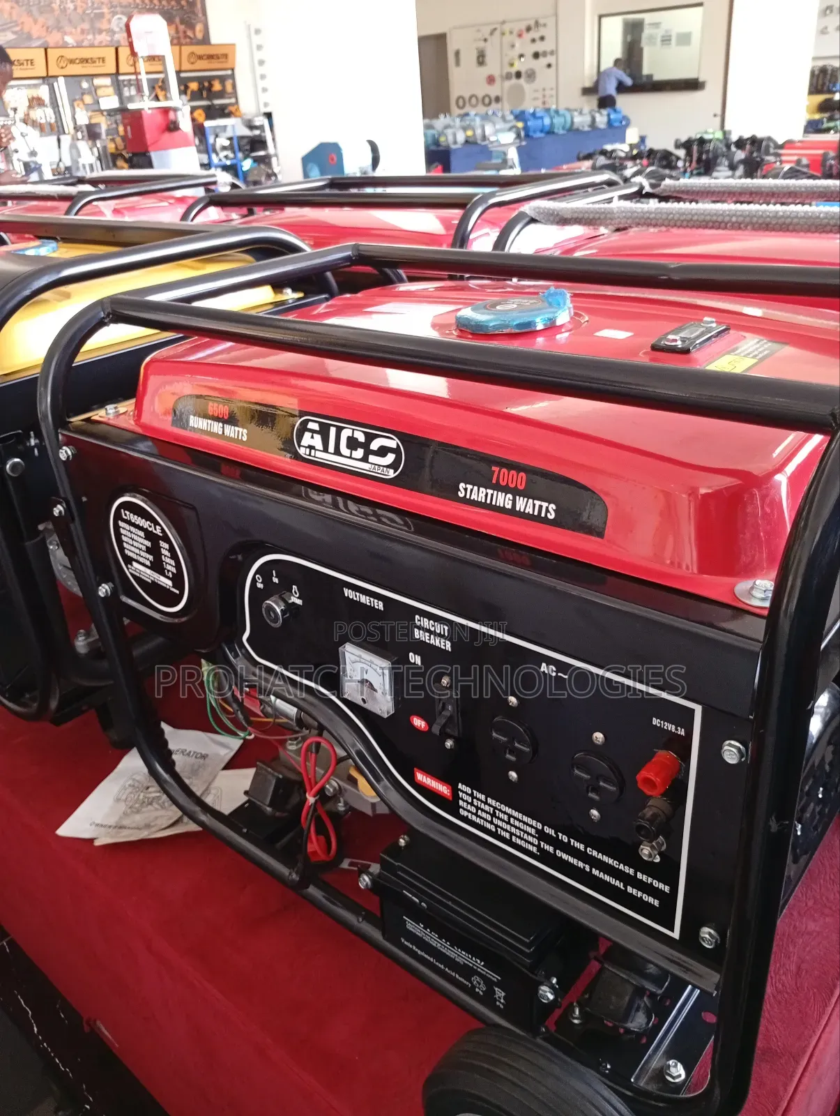 Aico 6.5kva Keystart Petrol Powered Genset