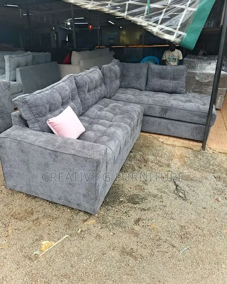 Elegant Dark Grey 8 Seater Dinning Set