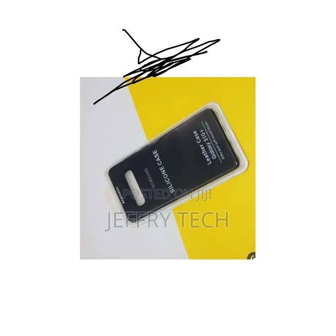 Samsung Galaxy S10 Plus Silicone Case –Black