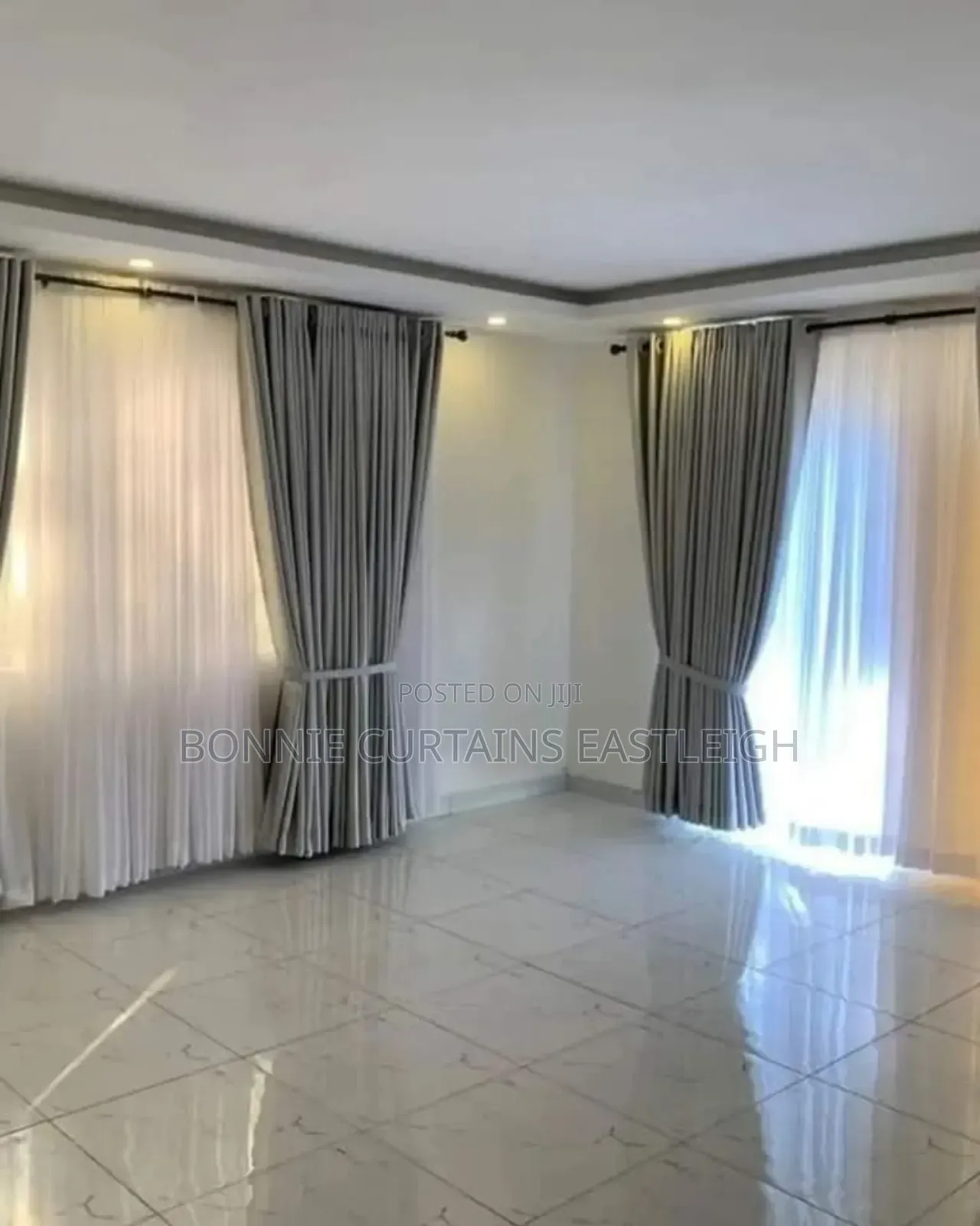 Guests Rooms Curtains and Plain White Sheers