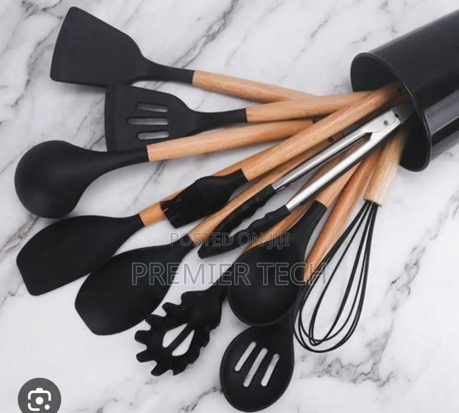 *11pc Nonstick Silicon Cooking/Serving Spoon Set