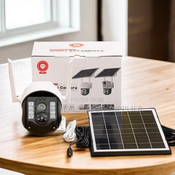 4g Solar Camera With Pir Sensor and Night Vision for Outdoor Security