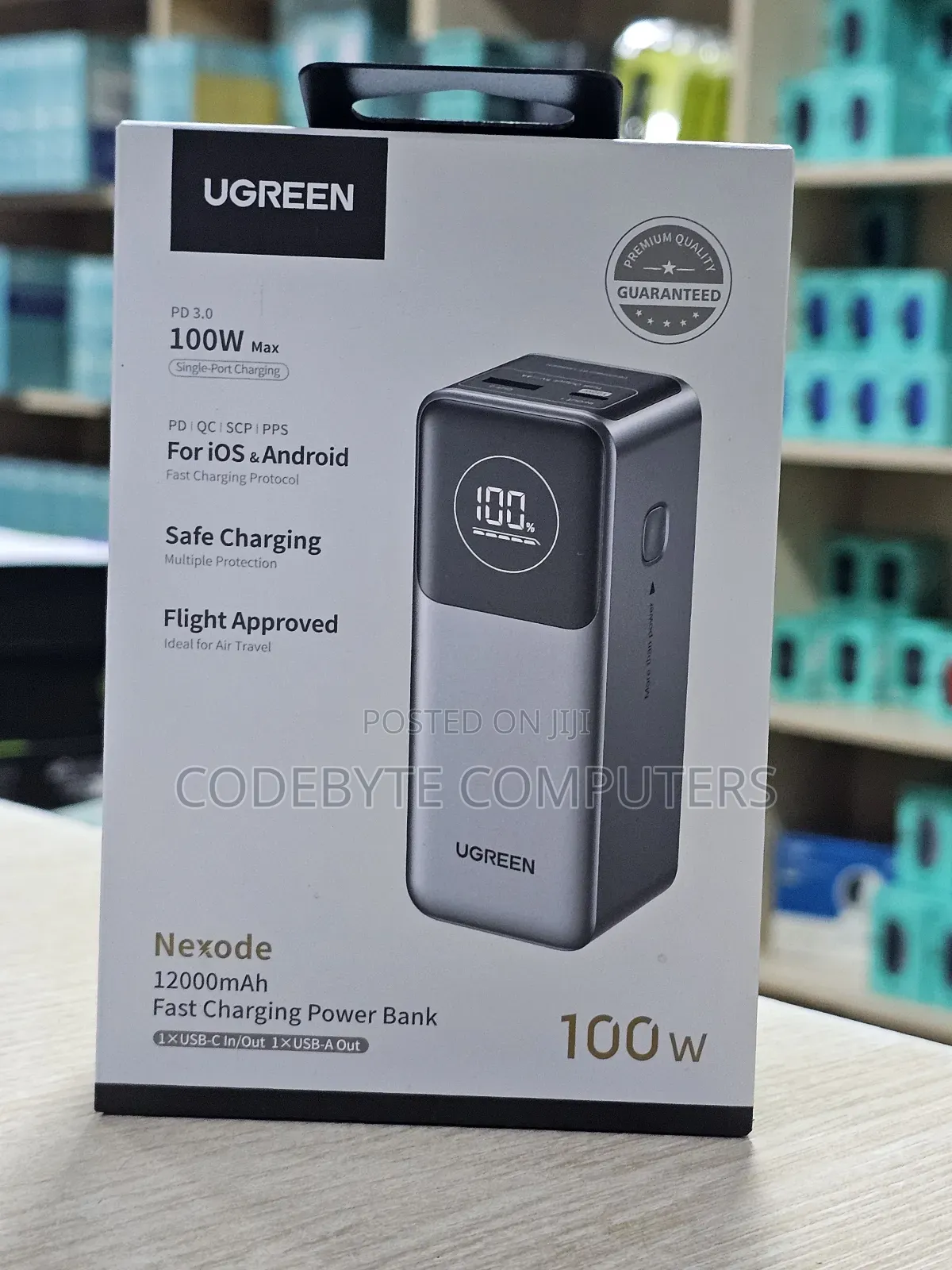 Ugreen 12000mah 100w Fast Charging Power Bank - Pb724