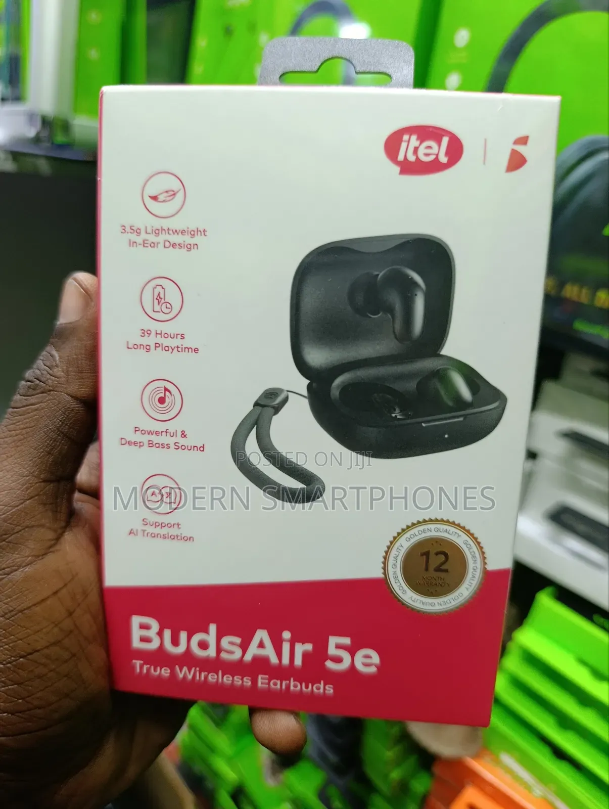 Itel Budsair 5e True Wireless Earbuds 39 Hrs Long Playtime